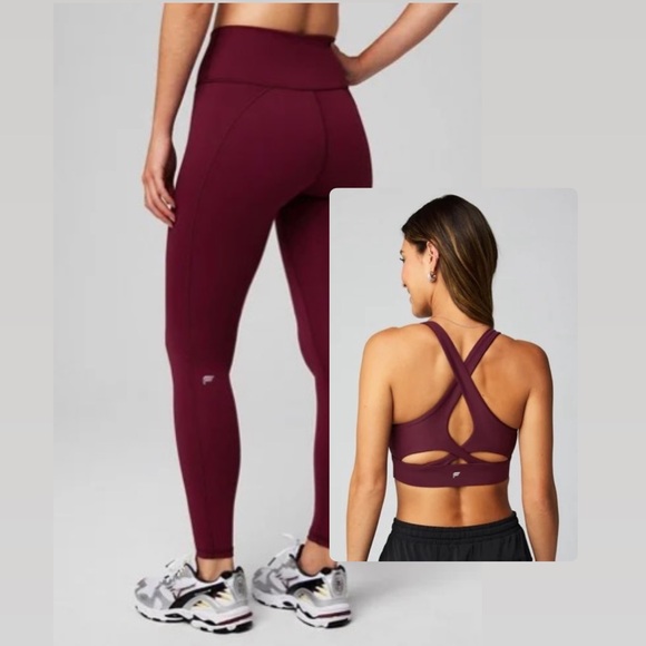 Fabletics Pants - Fabletics | Merlot Set